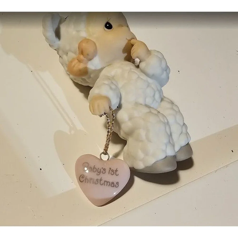 Precious Moments Baby's First Christmas Figurine 587826 Ornament Collectible '99